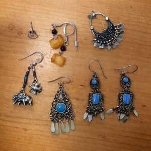 925 Silver Broken vintage Jewelry lot - Marked / Stamped SCRAP